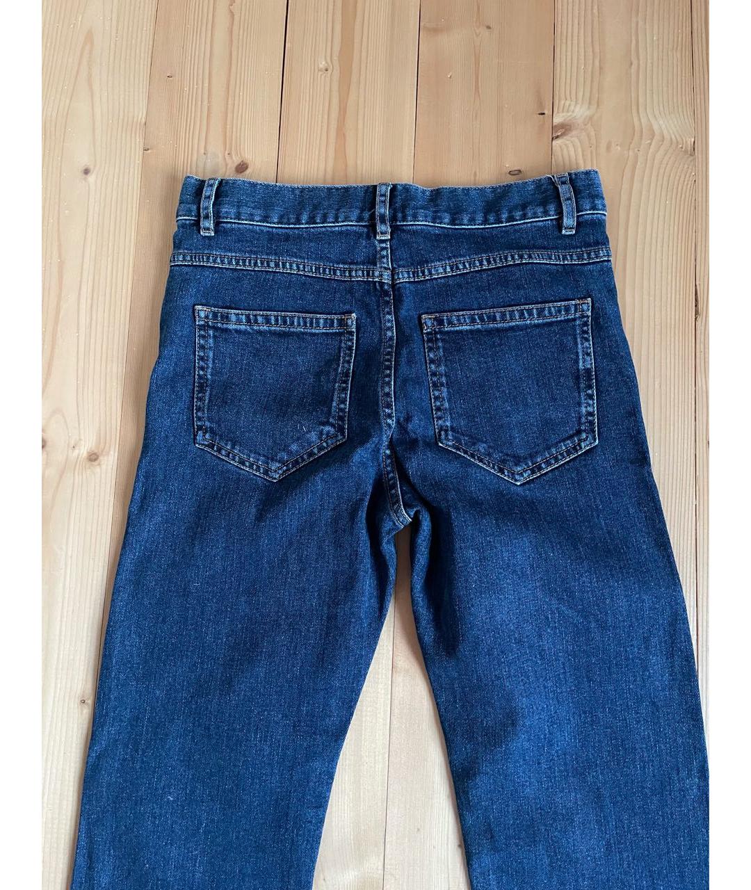 JOSEPH Синие хлопковые прямые джинсы, фото 3