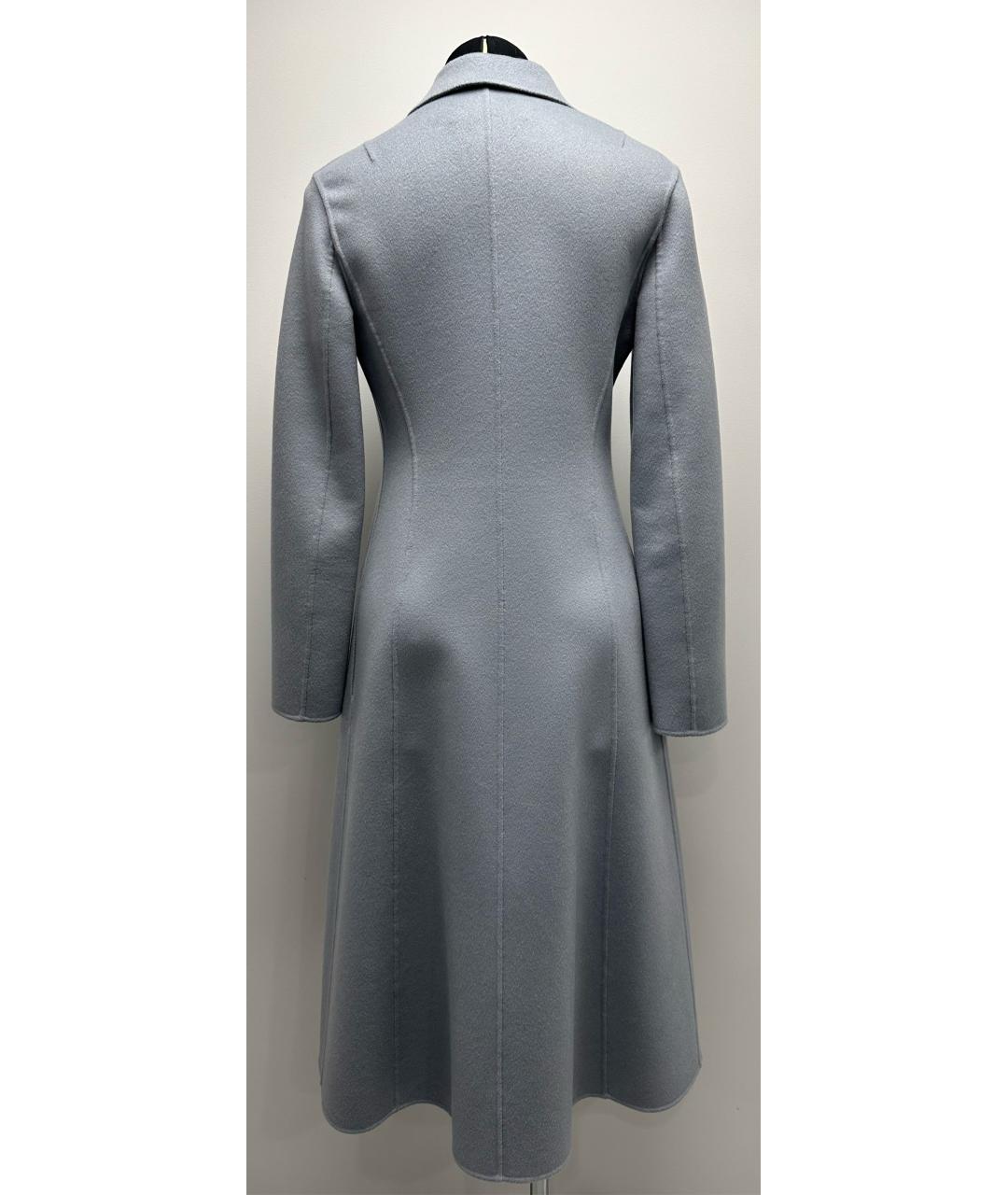 CHRISTIAN DIOR Голубое кашемировое пальто, фото 2