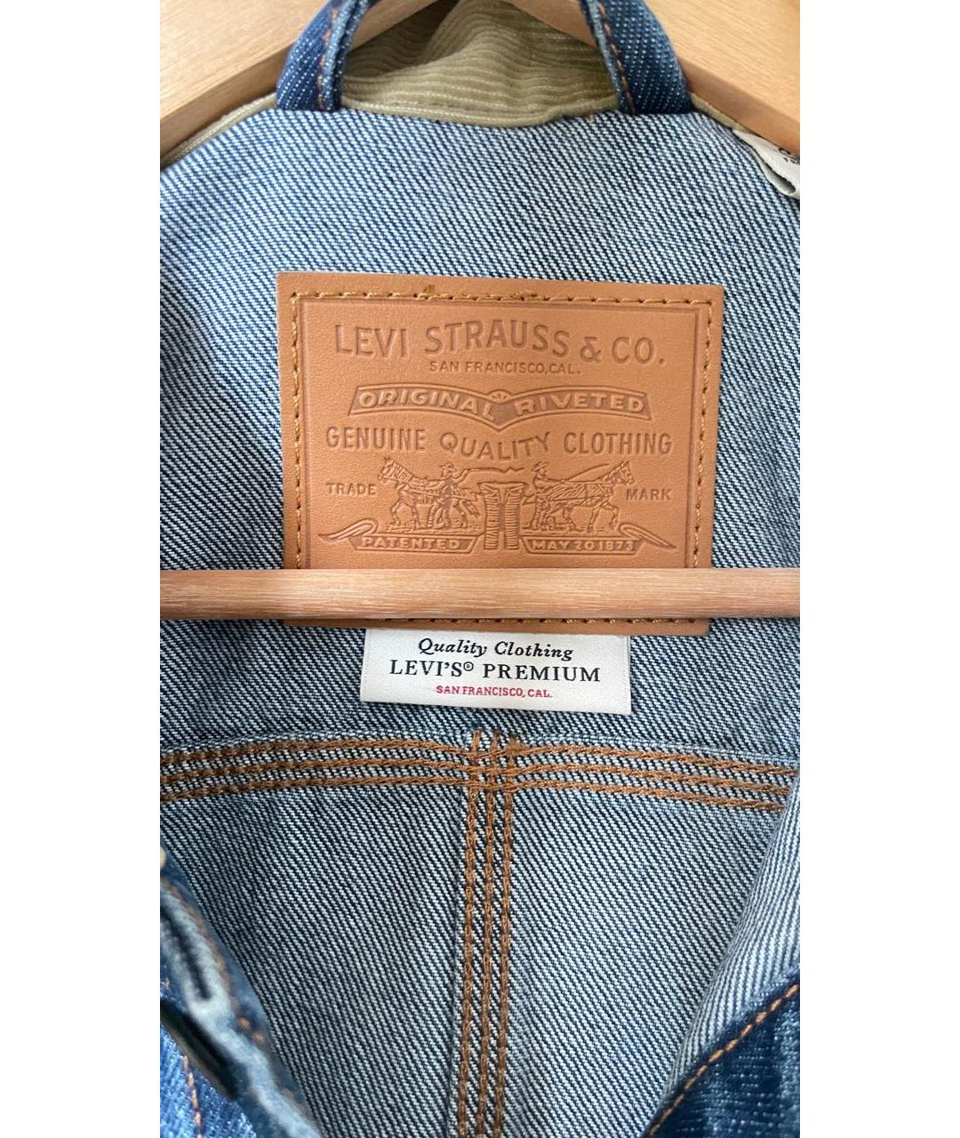 LEVI'S Синяя хлопковая куртка, фото 3