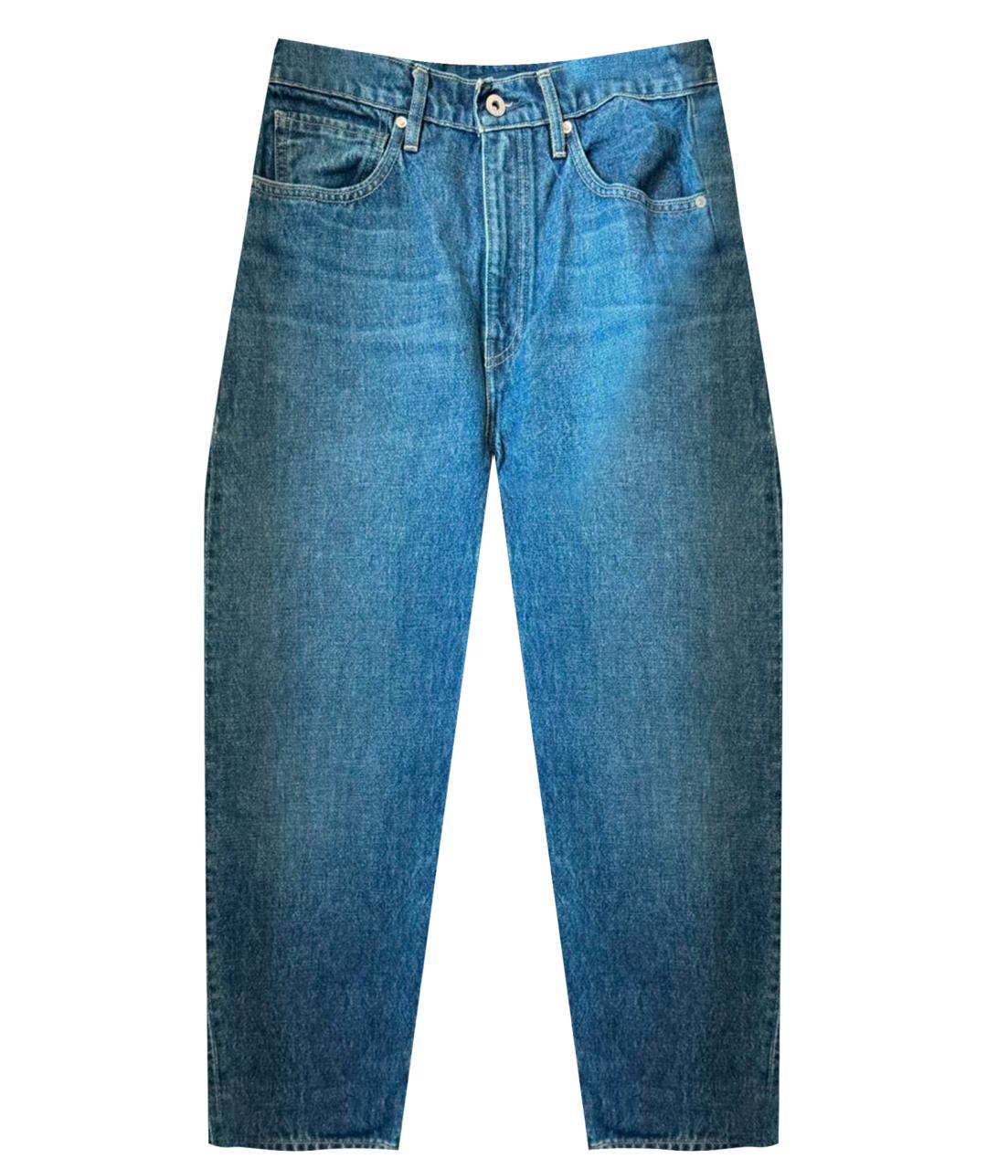 LEVI'S Синие хлопковые прямые джинсы, фото 9