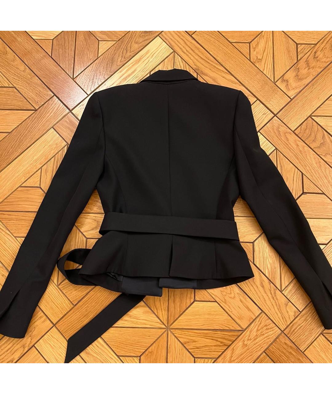 ALEXANDRE VAUTHIER Черный шерстяной жакет/пиджак, фото 2