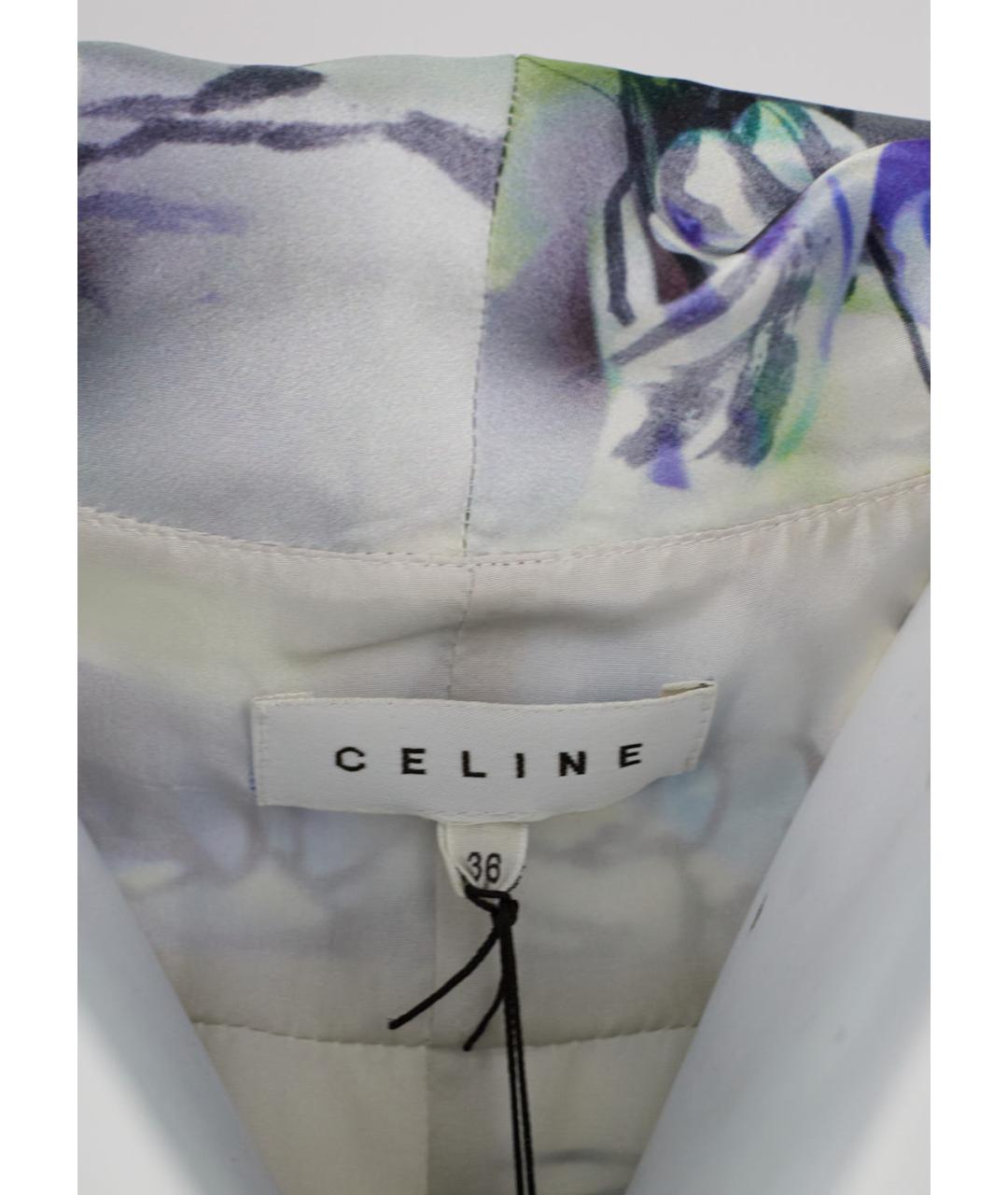 CELINE PRE-OWNED Мульти шелковое повседневное платье, фото 3