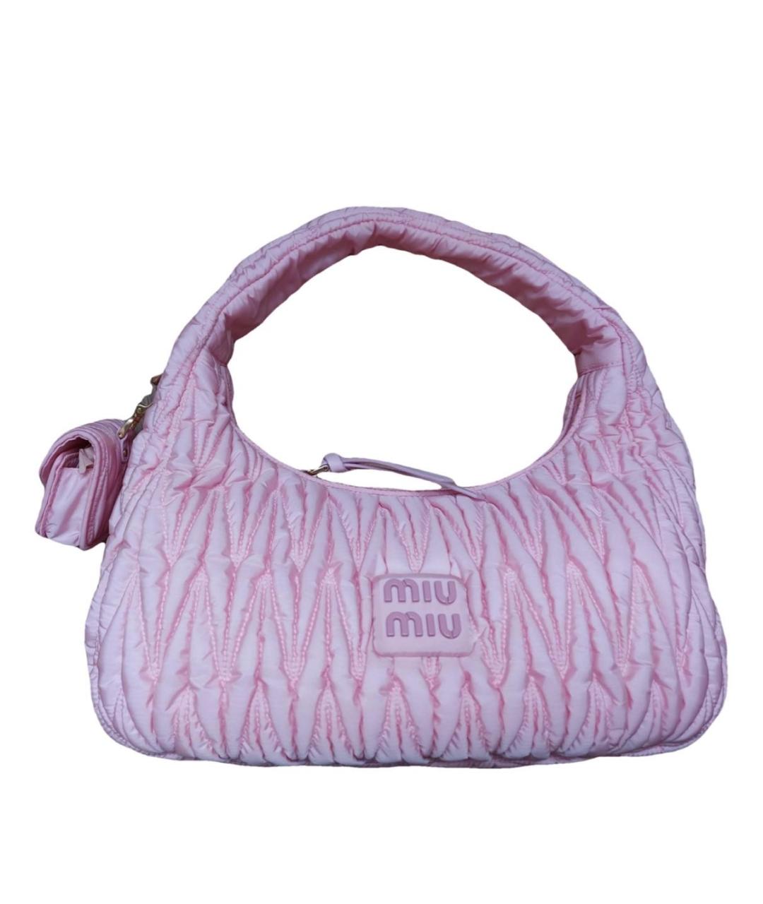 MIU MIU Розовая сумка с короткими ручками, фото 1
