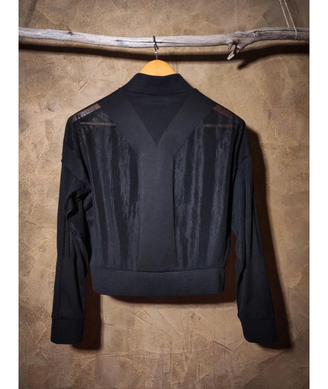 Y-3 Черная полиэстеровая спортивная куртка, фото 2