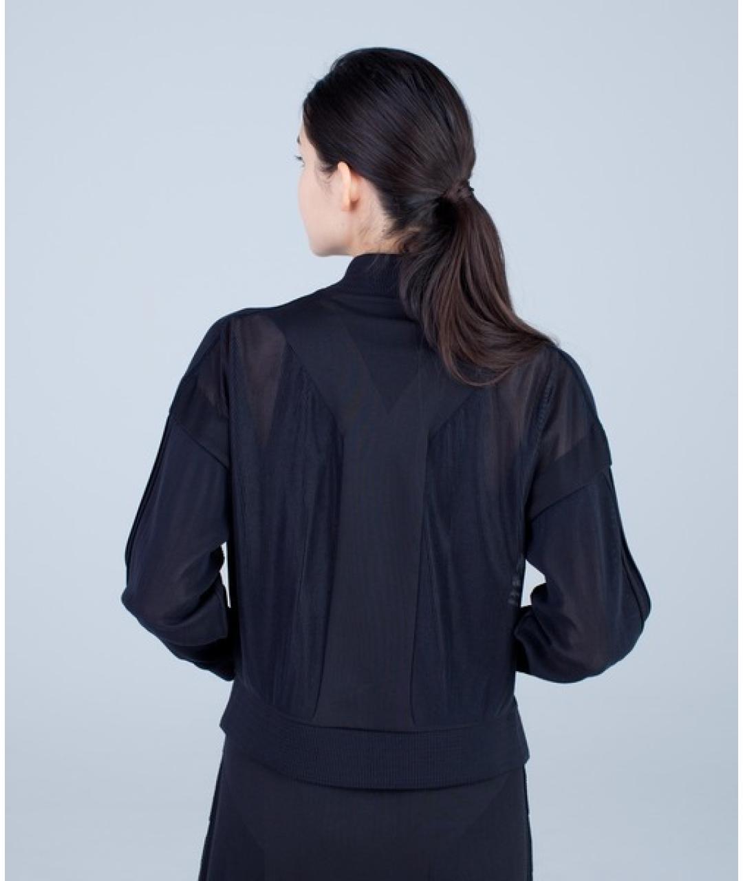 Y-3 Черная полиэстеровая спортивная куртка, фото 6