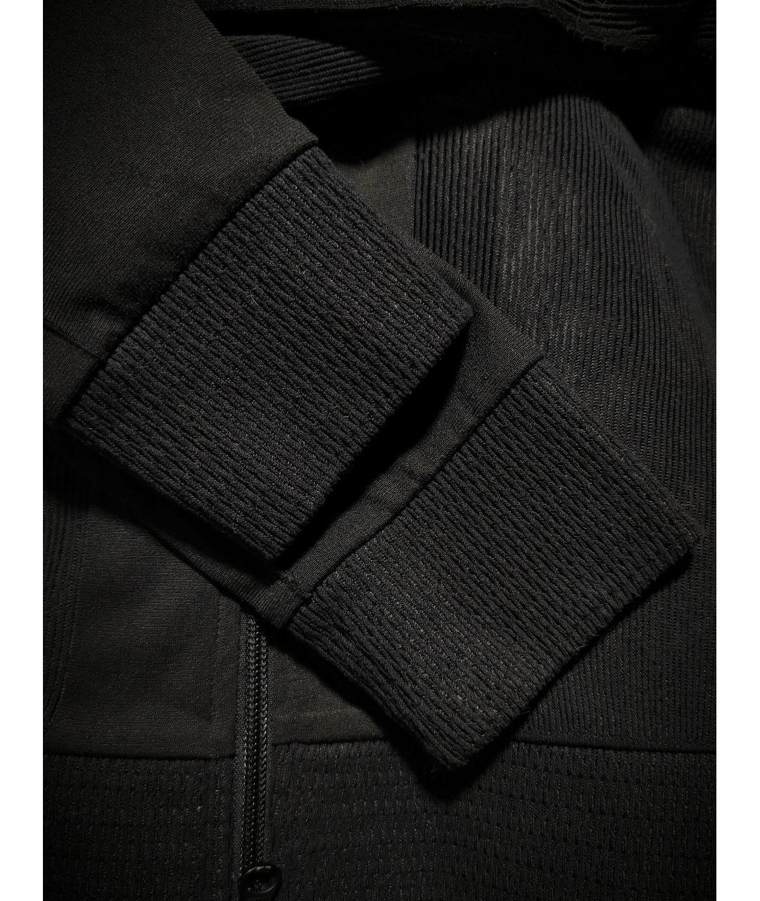 Y-3 Черная полиэстеровая спортивная куртка, фото 7