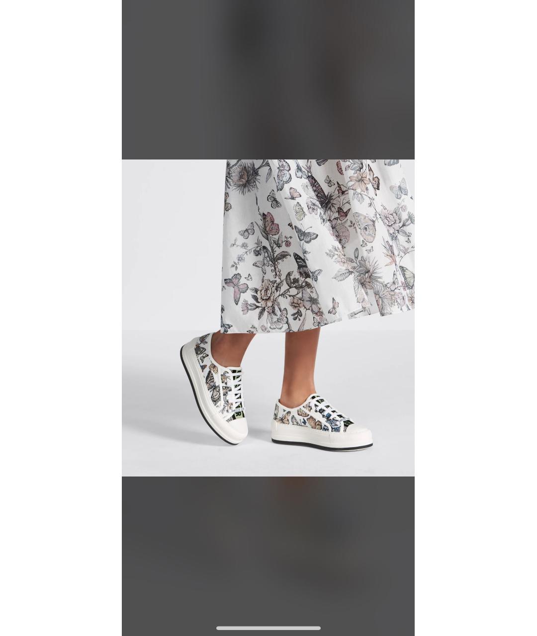 CHRISTIAN DIOR Белые кожаные кеды, фото 6