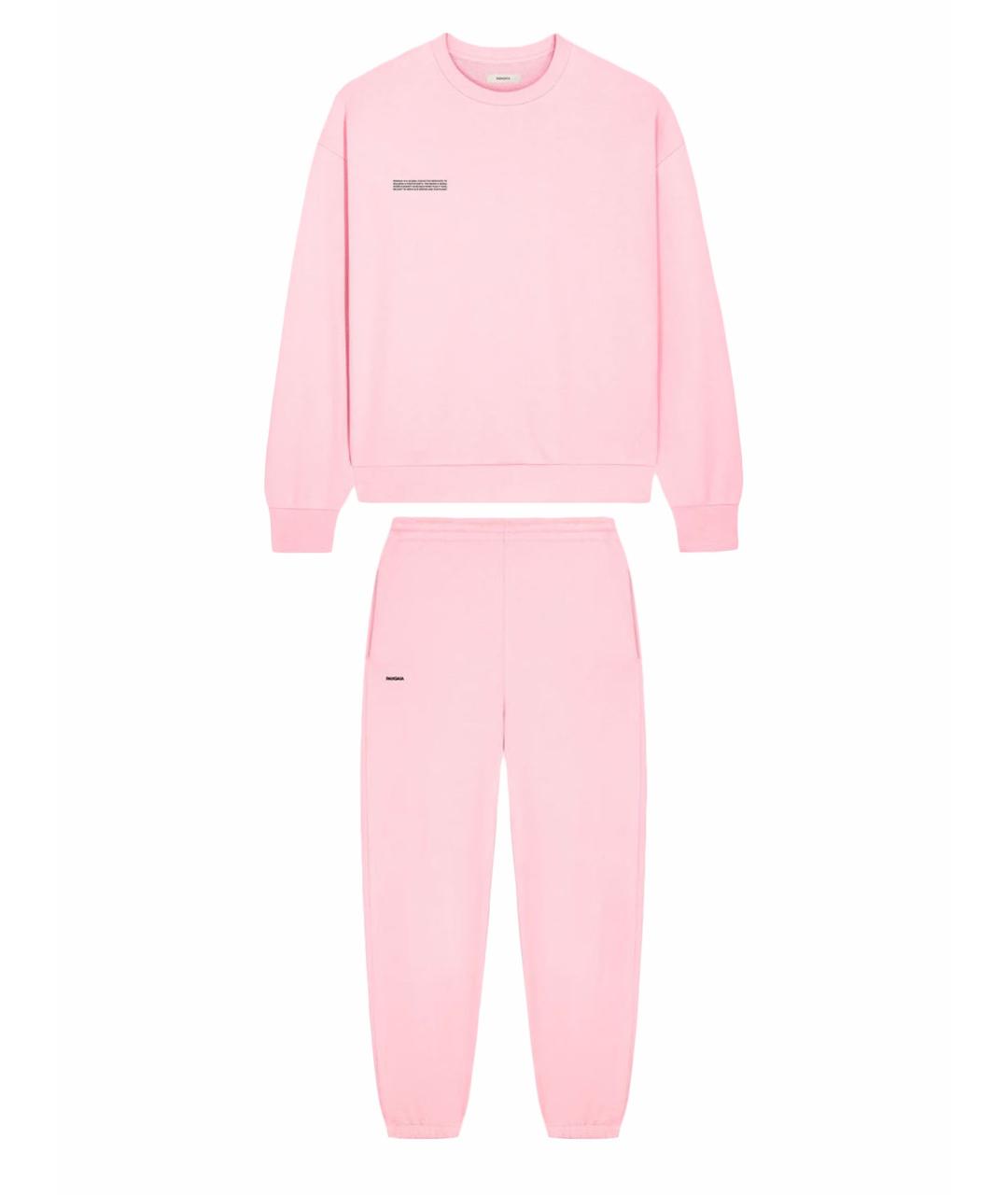THE PANGAIA Розовый хлопковый спортивные костюмы, фото 1
