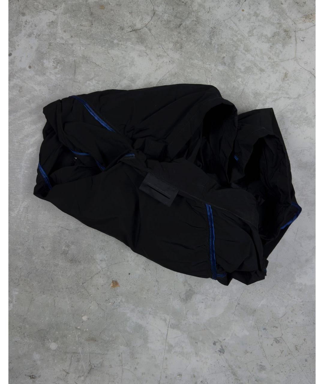 DIESEL BLACK GOLD Черная полиэстеровая куртка, фото 3