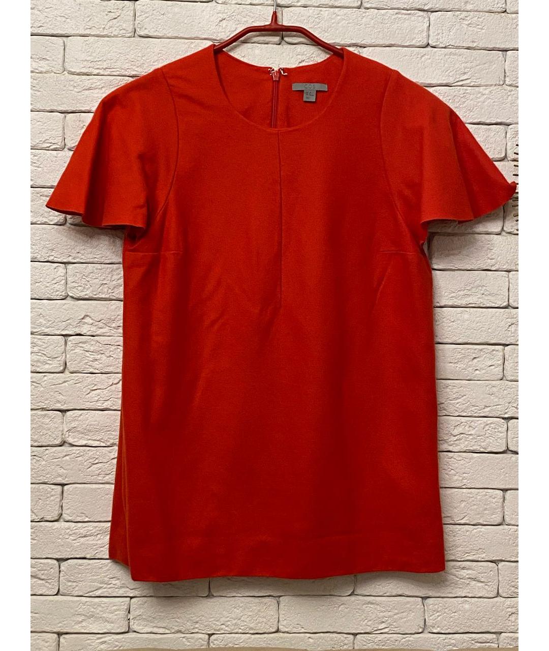 COS Красная шерстяная блузы, фото 7