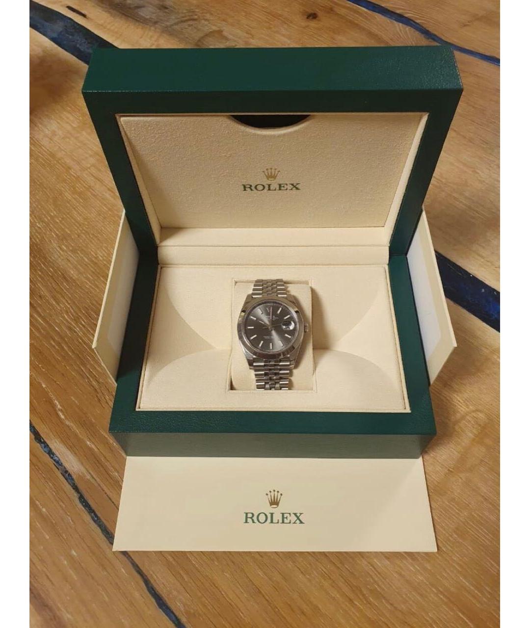 ROLEX Серебряные часы, фото 3