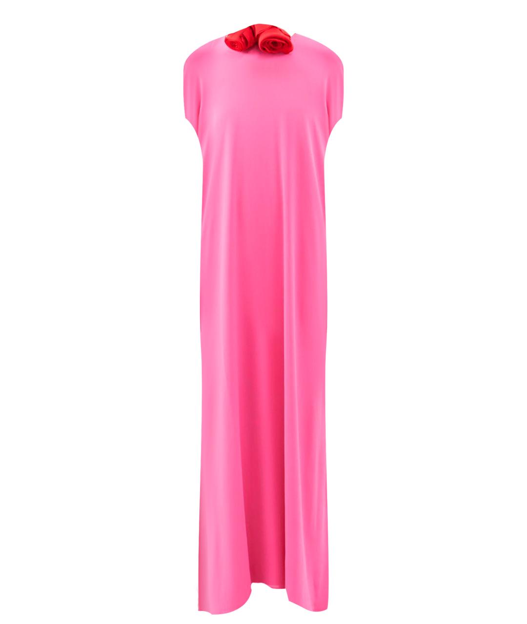 BERNADETTE Розовое креповое вечернее платье, фото 1