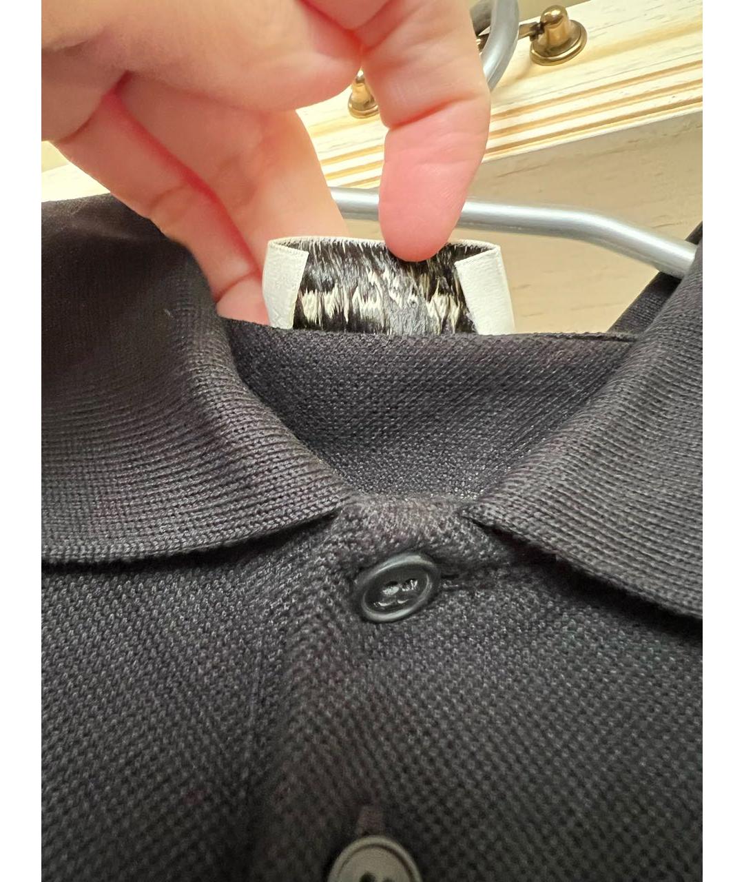 SAINT LAURENT Черная хлопковая футболка, фото 7