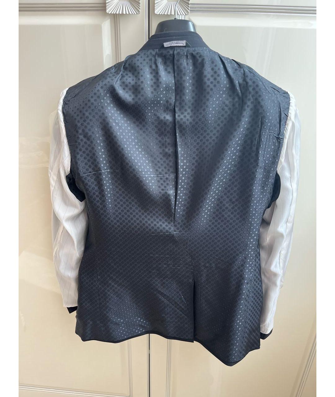 DOLCE&GABBANA Черный шерстяной пиджак, фото 3