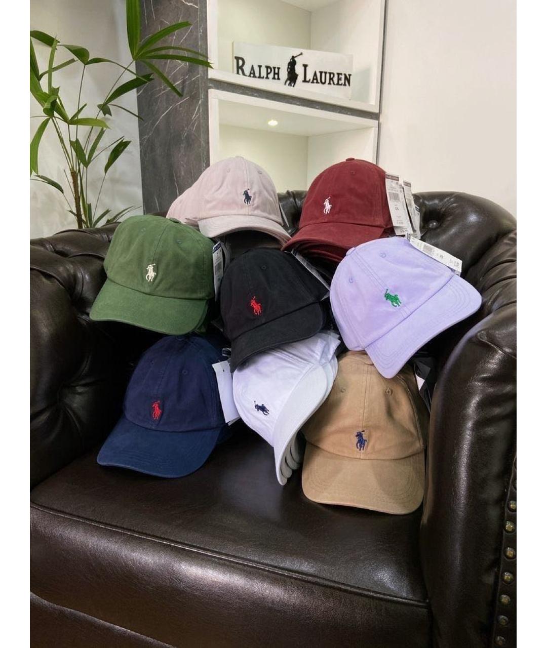 POLO RALPH LAUREN Белая хлопковая кепка, фото 7