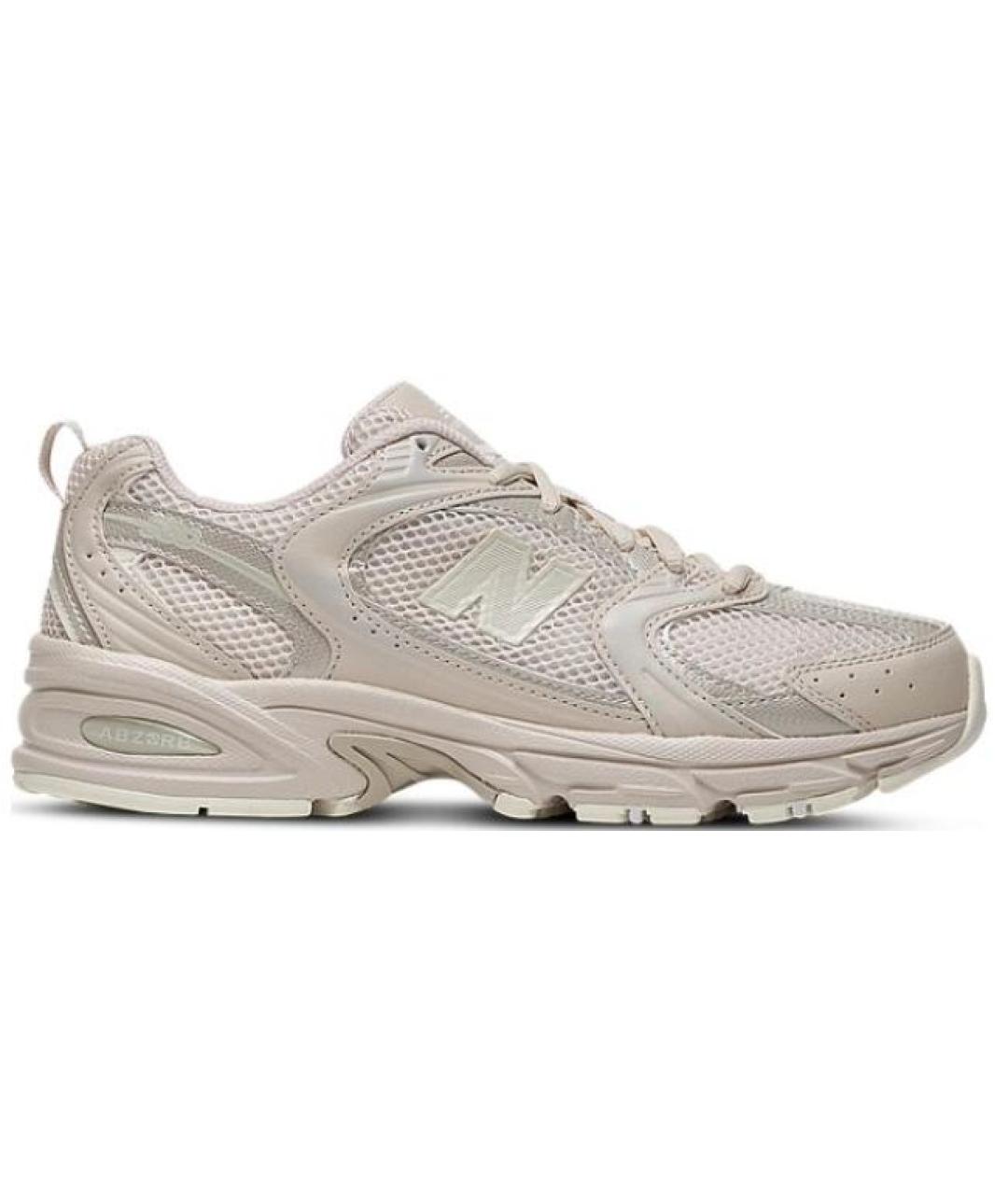 NEW BALANCE Бежевые кожаные кроссовки, фото 1