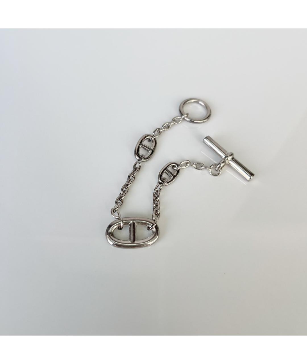 HERMES PRE-OWNED Серебрянный серебряный браслет, фото 4