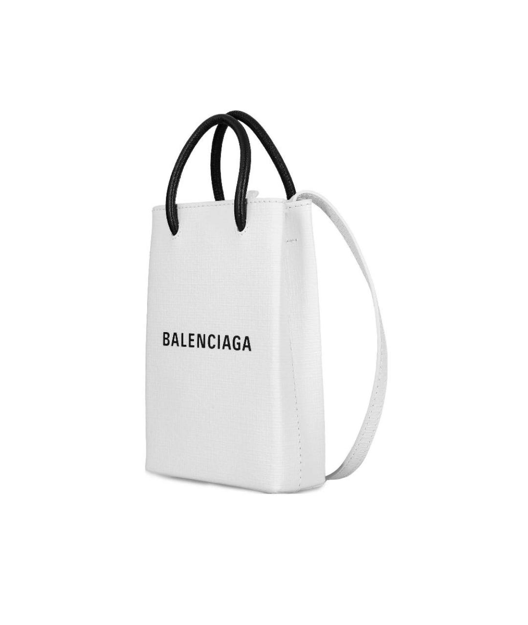 BALENCIAGA Белая сумка тоут, фото 2