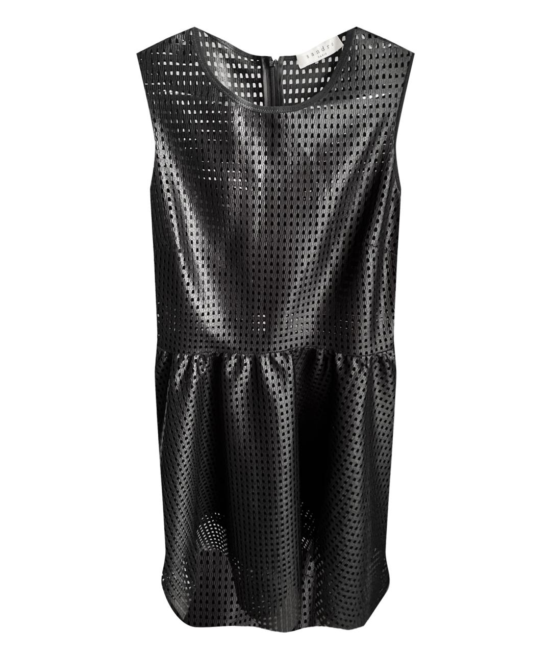 SANDRO Черное коктейльное платье, фото 1