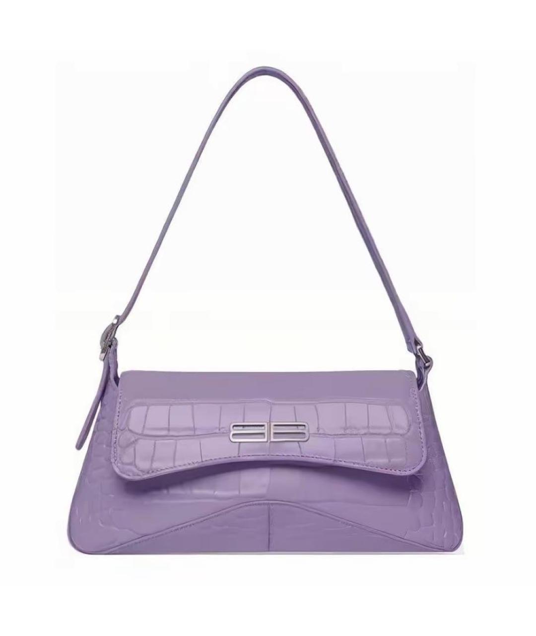 BALENCIAGA Фиолетовая сумка с короткими ручками, фото 1