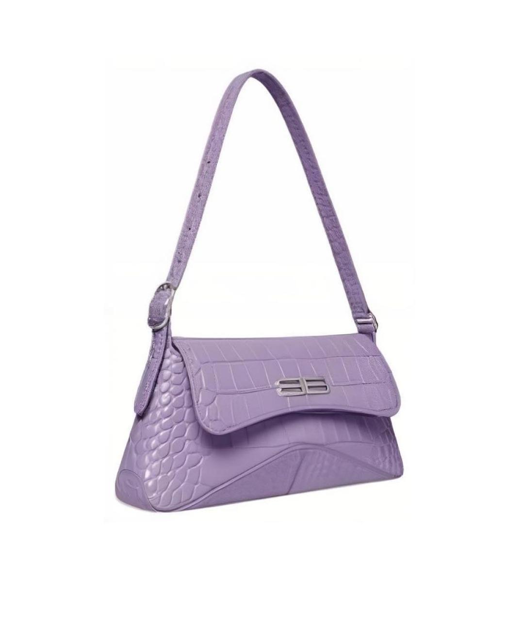 BALENCIAGA Фиолетовая сумка с короткими ручками, фото 2