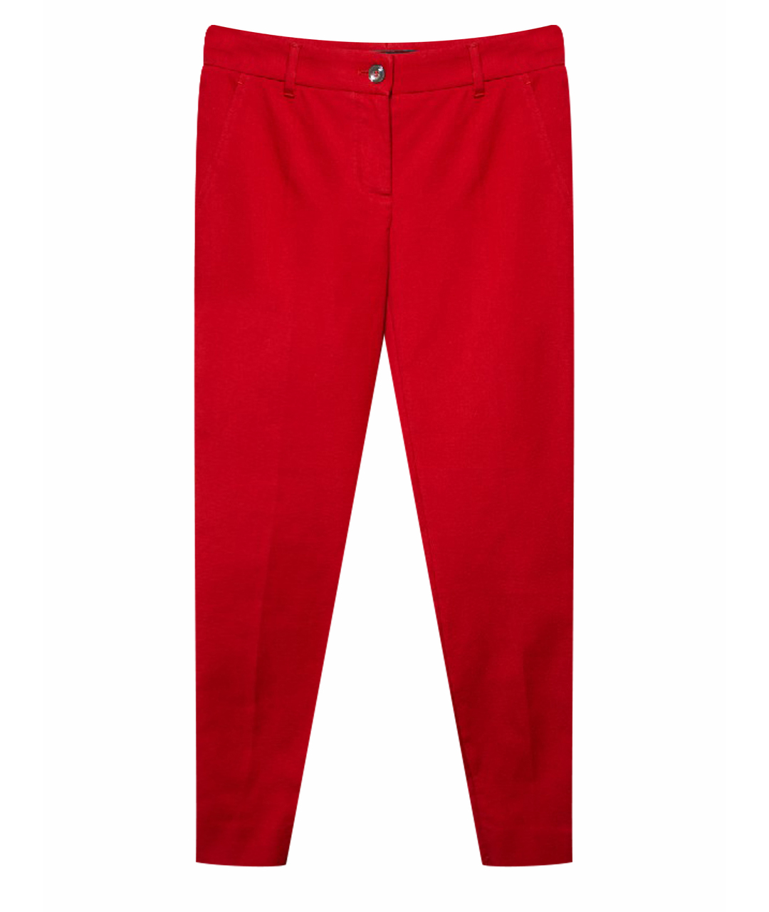 DOLCE&GABBANA Красные хлопковые брюки узкие, фото 1