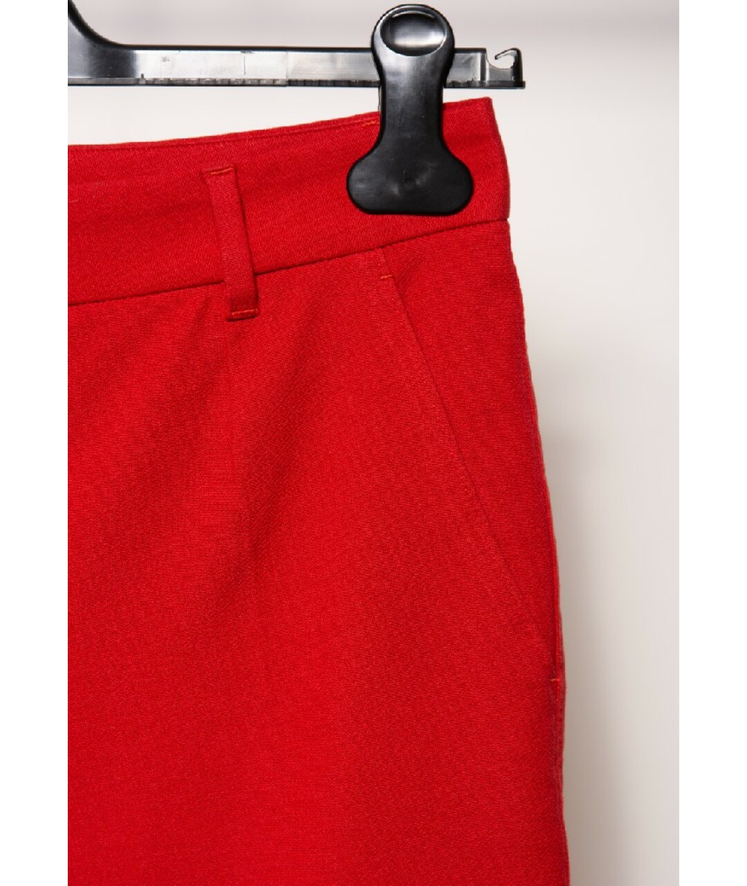 DOLCE&GABBANA Красные хлопковые брюки узкие, фото 4