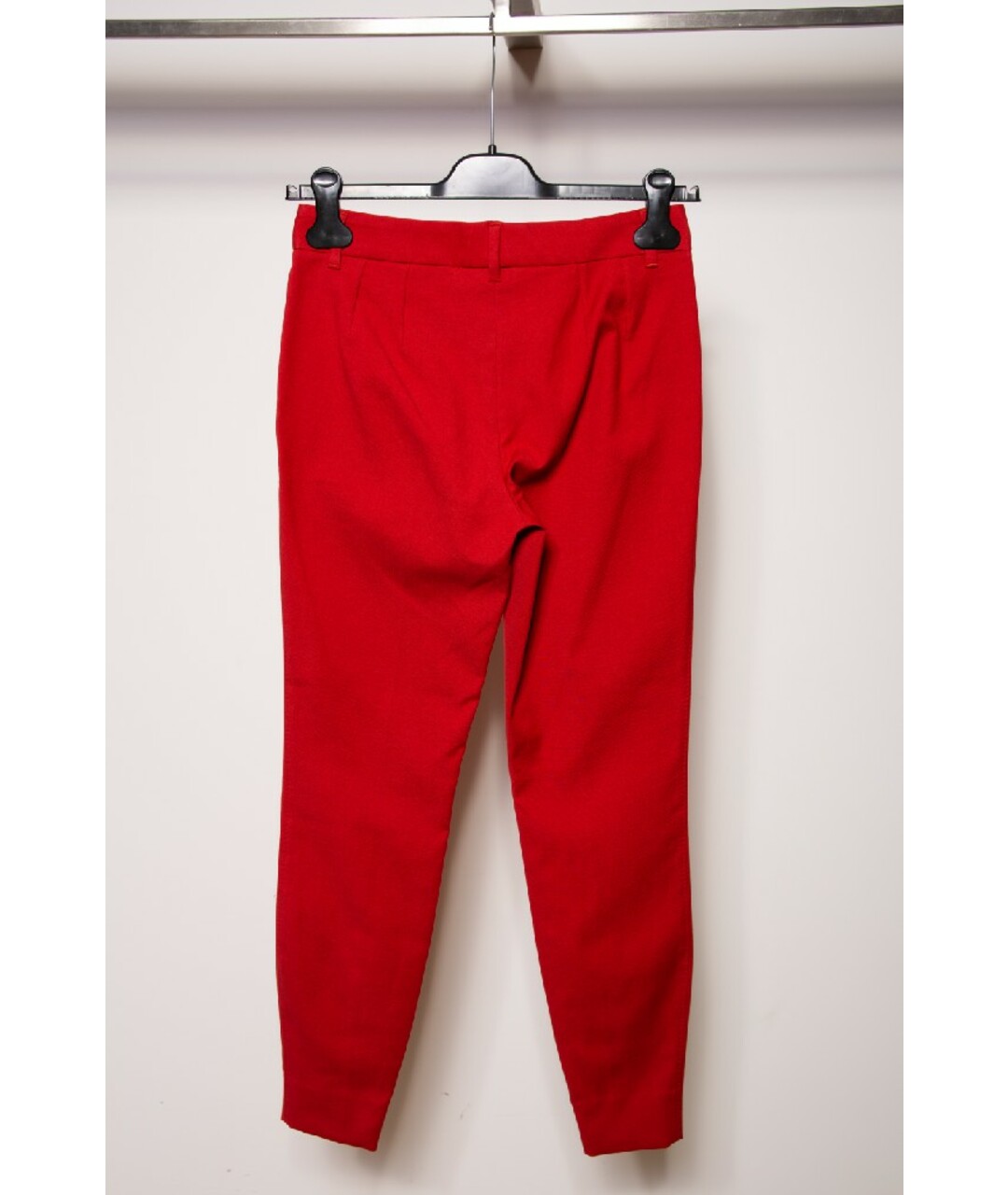 DOLCE&GABBANA Красные хлопковые брюки узкие, фото 2