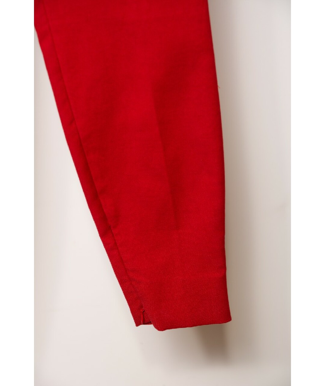 DOLCE&GABBANA Красные хлопковые брюки узкие, фото 5