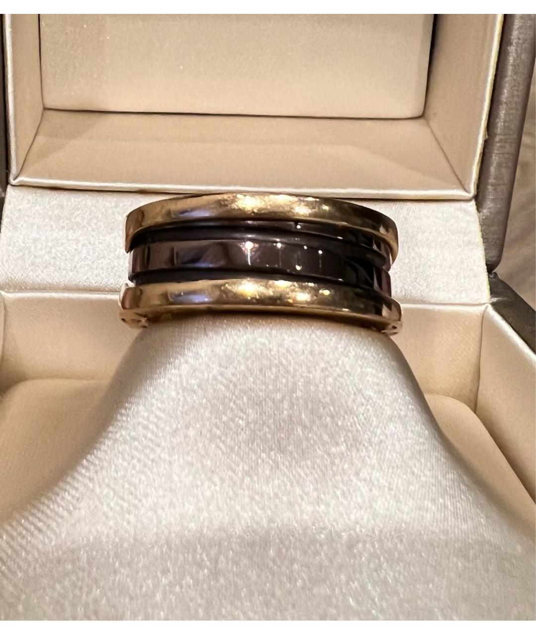 BVLGARI Коричневое кольцо из розового золота, фото 4