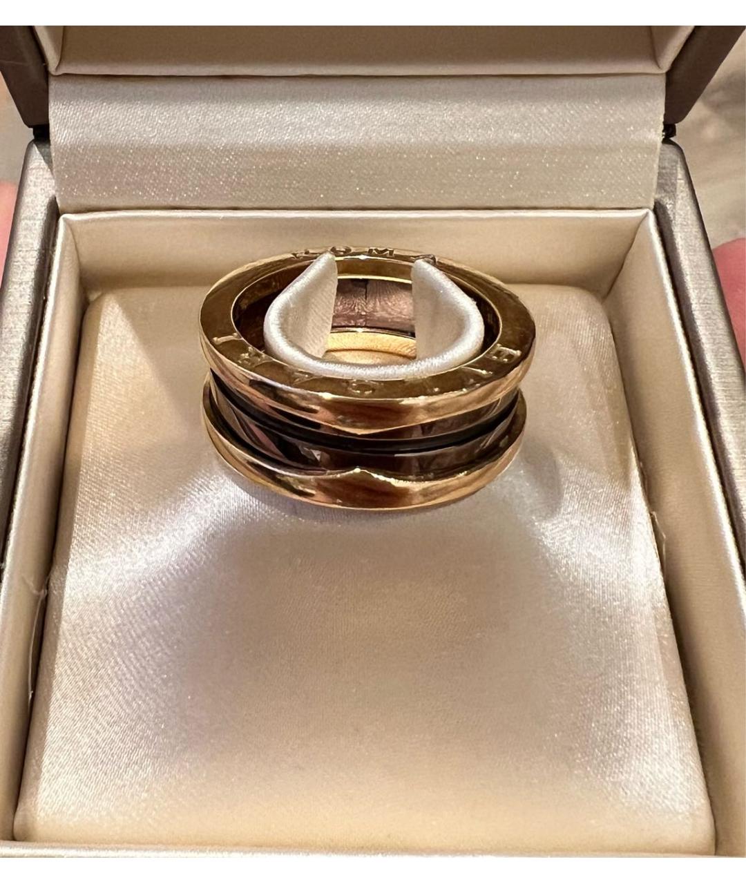 BVLGARI Коричневое кольцо из розового золота, фото 2
