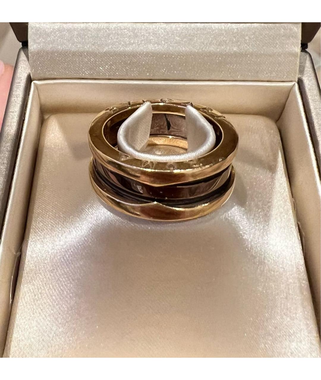 BVLGARI Коричневое кольцо из розового золота, фото 3