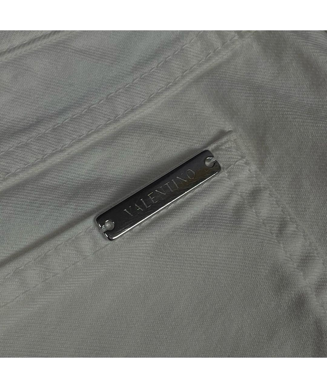 VALENTINO Белые хлопко-эластановые прямые джинсы, фото 4