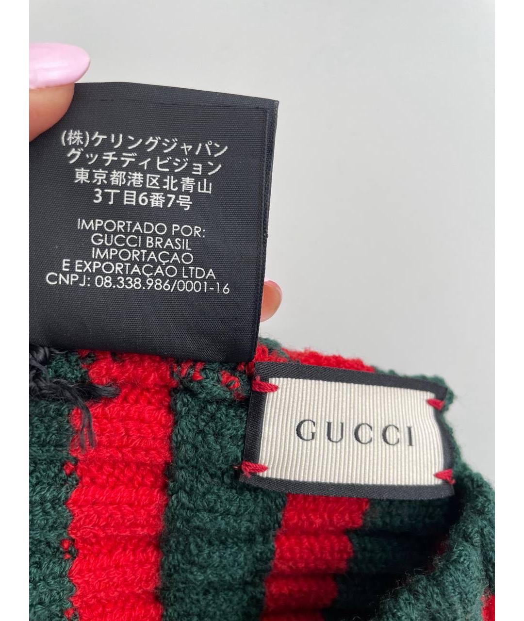 GUCCI Мульти шерстяная повязка на голову, фото 6