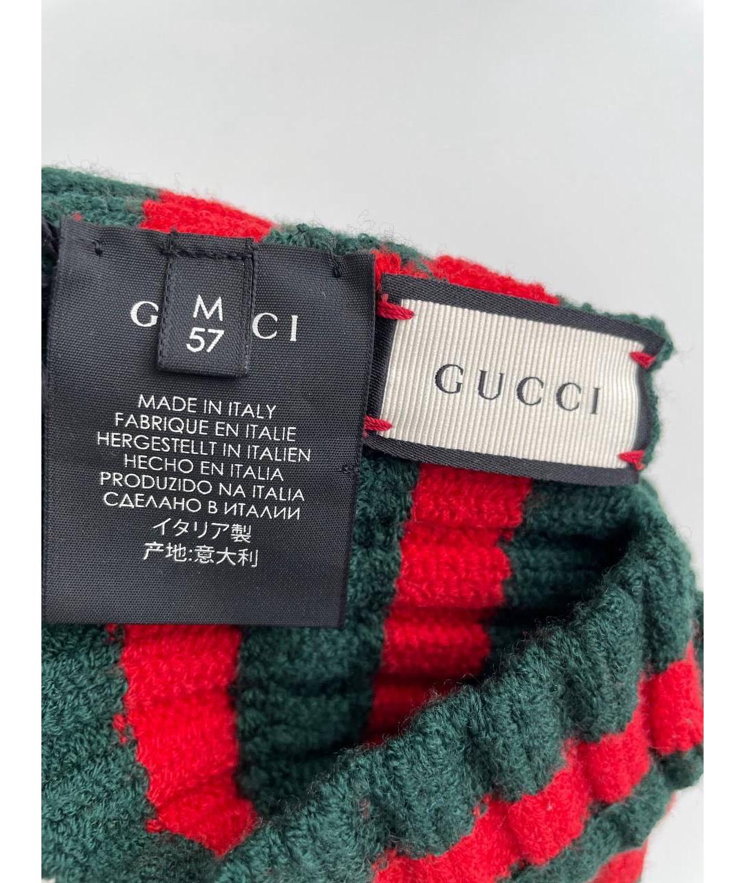 GUCCI Мульти шерстяная повязка на голову, фото 7