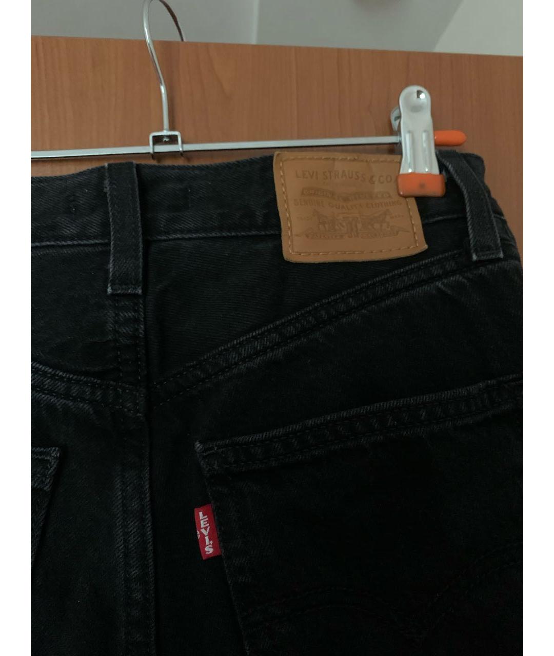 LEVI'S Черные прямые джинсы, фото 4