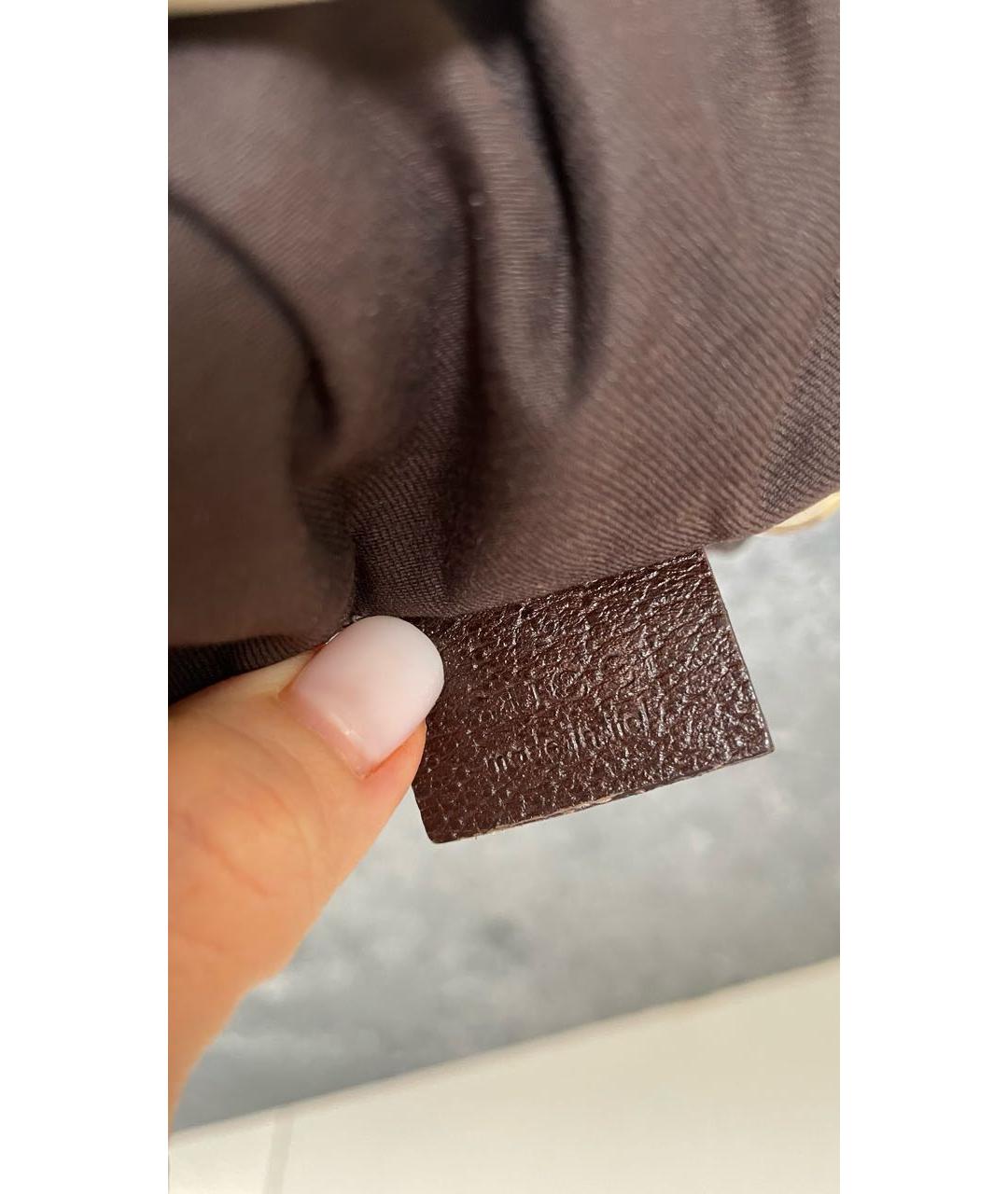 GUCCI Коричневая кожаная сумка с короткими ручками, фото 6