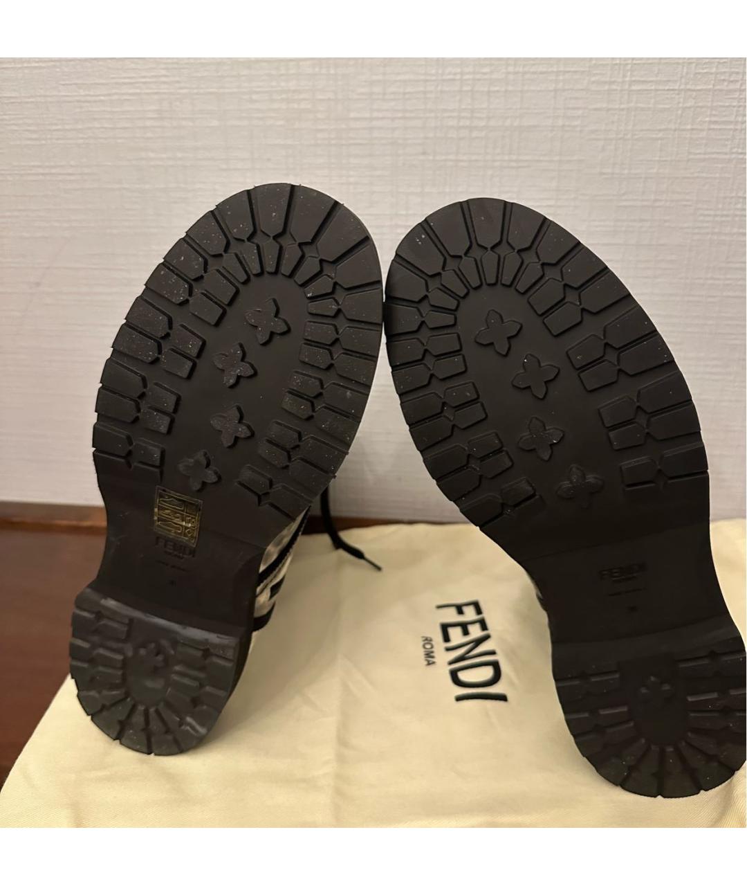 FENDI Текстильные ботинки, фото 8