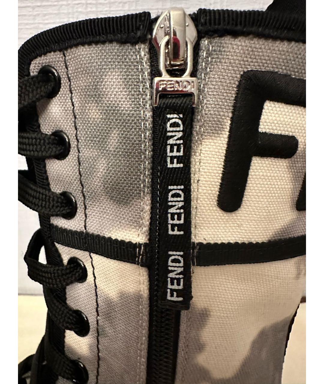 FENDI Текстильные ботинки, фото 6