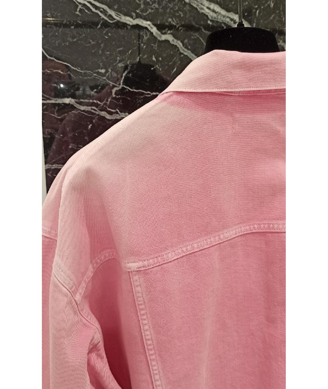 BALENCIAGA Розовая хлопковая куртка, фото 3