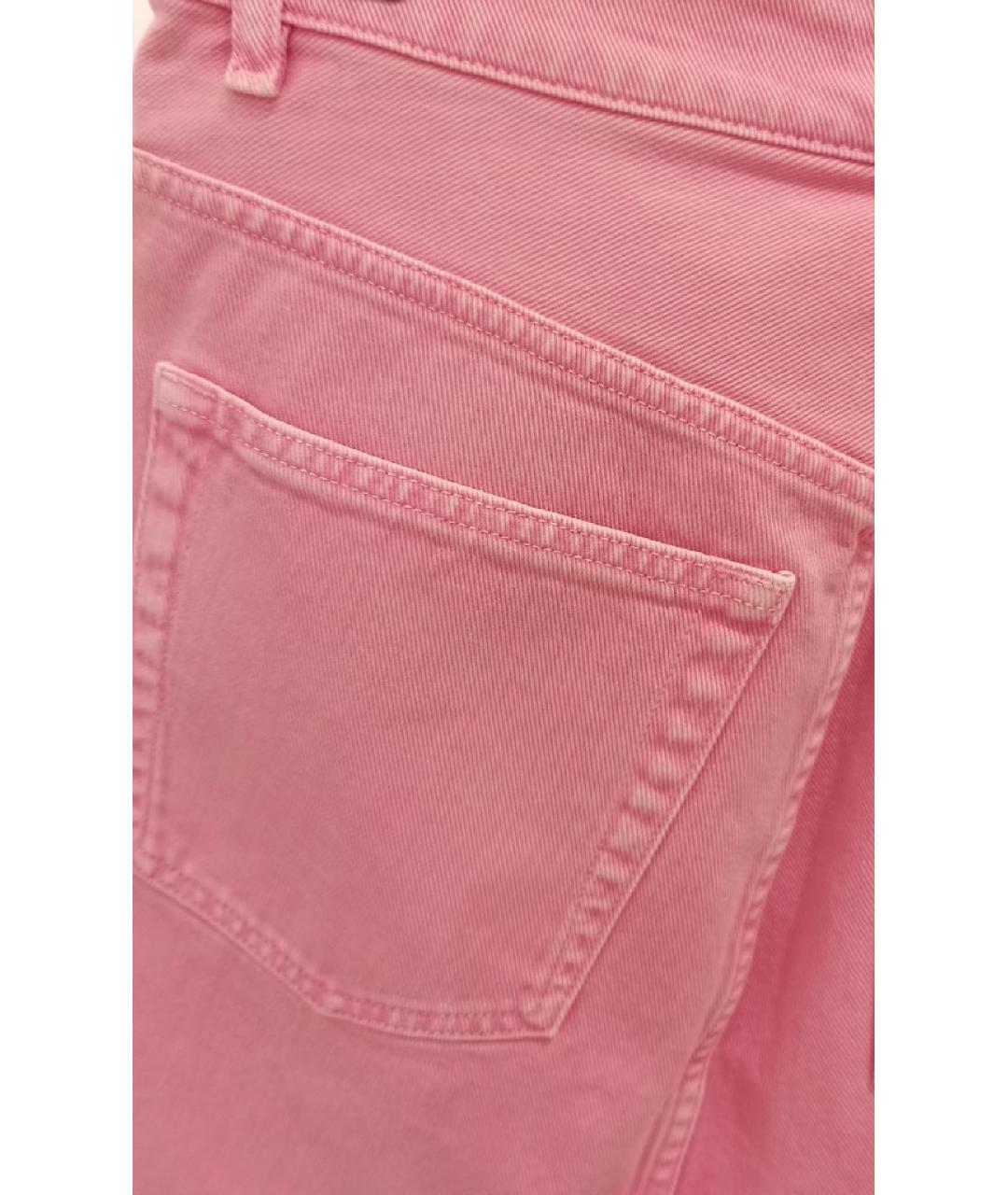 BALENCIAGA Розовая хлопковая юбка мини, фото 4