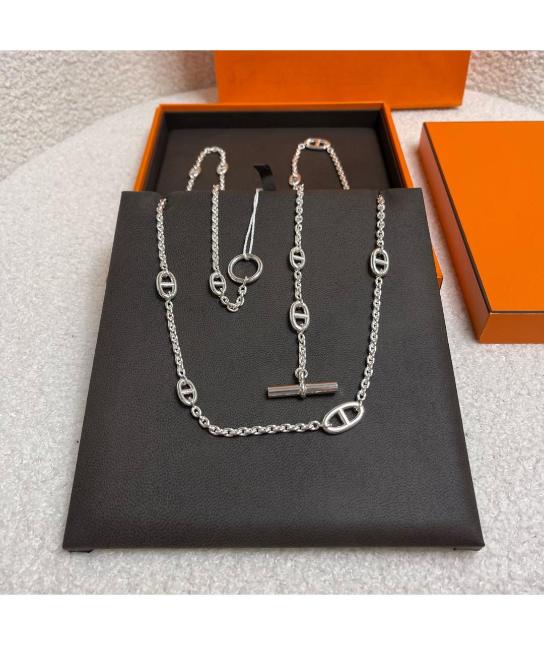 HERMES Серебряная серебряная цепочка, фото 3