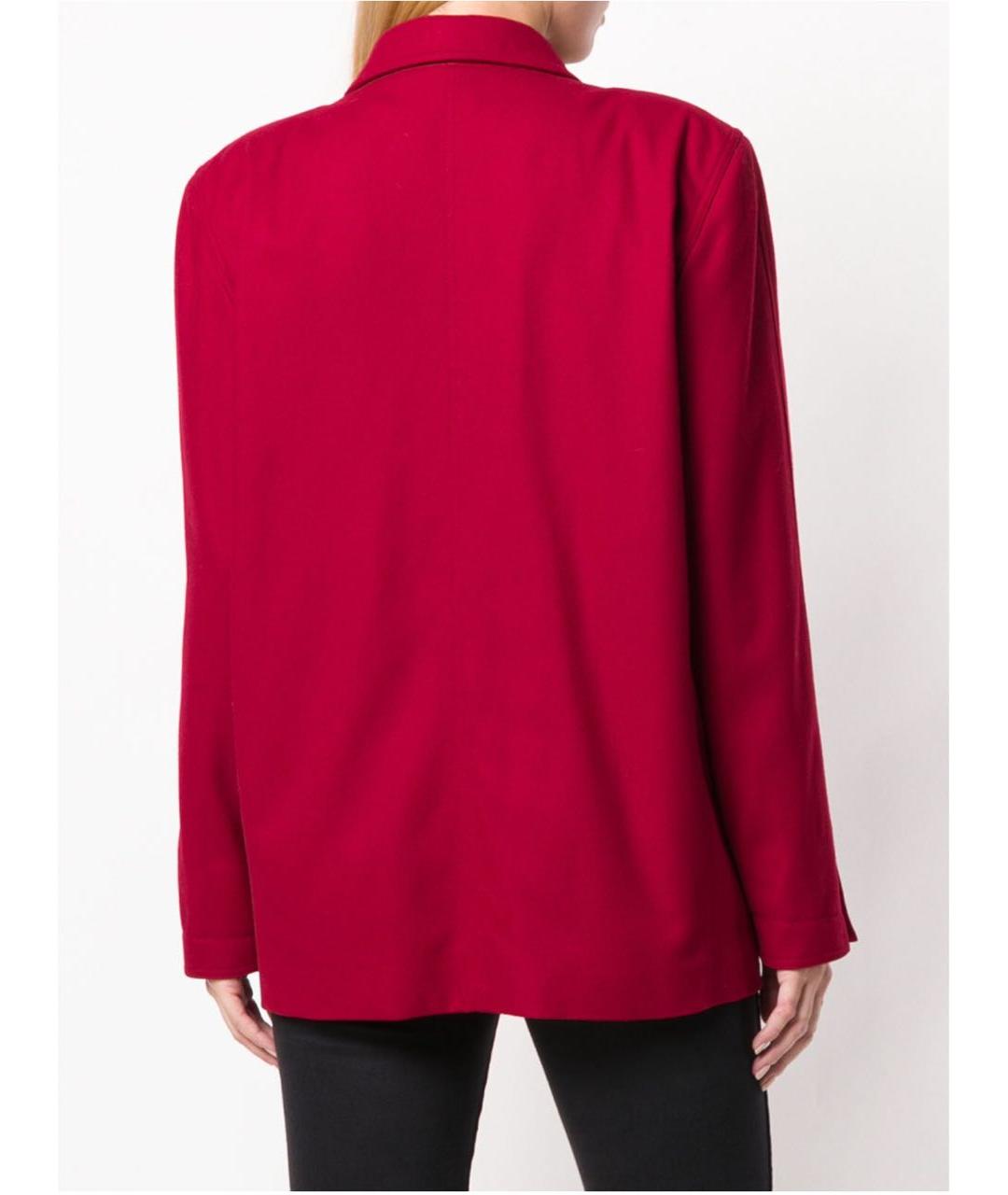 FENDI Красный шерстяной жакет/пиджак, фото 2