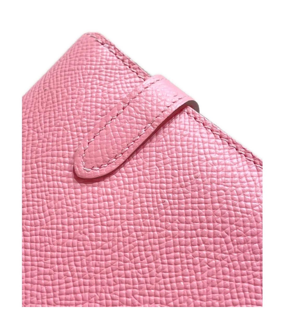 HERMES PRE-OWNED Розовая кожаная сумка с короткими ручками, фото 7