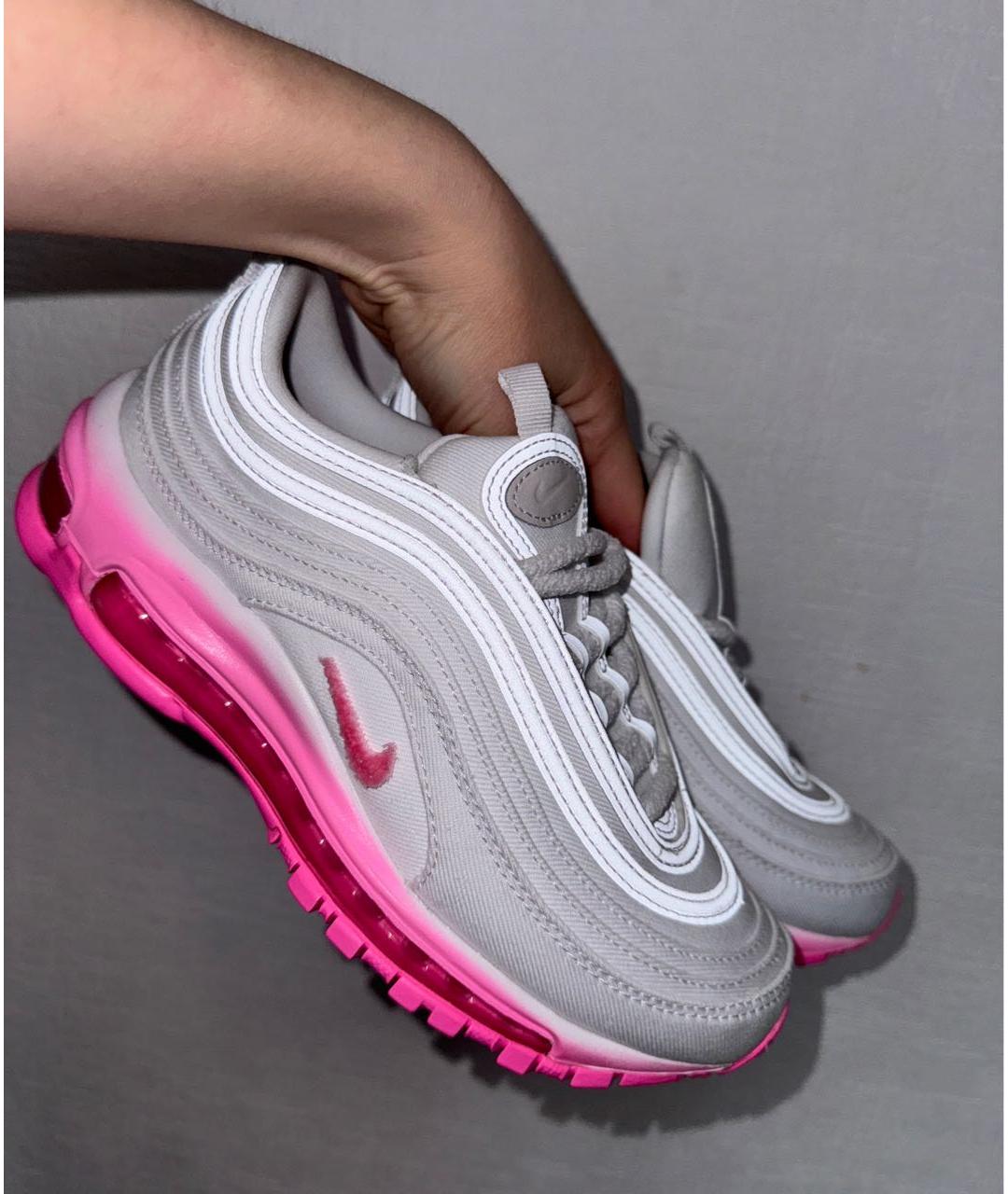 Nike air max mujer rosa y gris hotsell