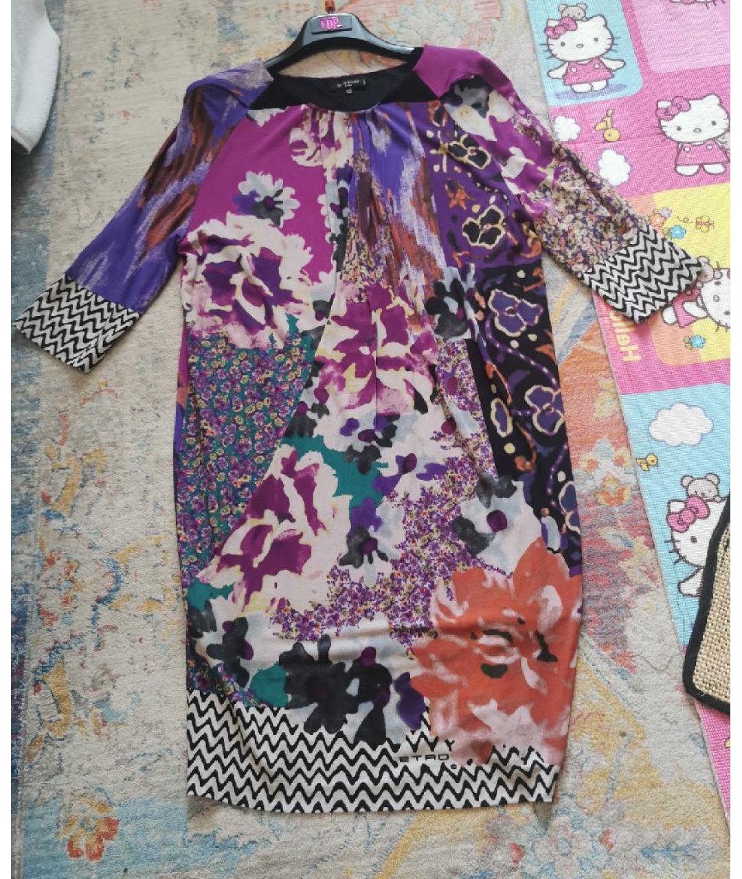 ETRO Вискозное коктейльное платье, фото 6
