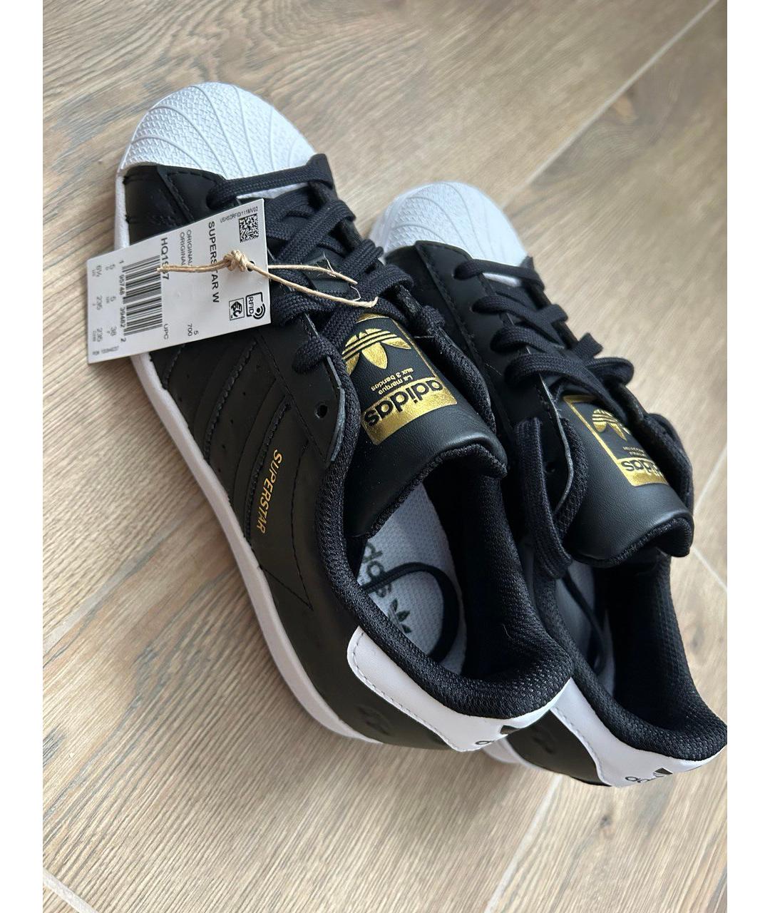 ADIDAS Черные кеды, фото 3