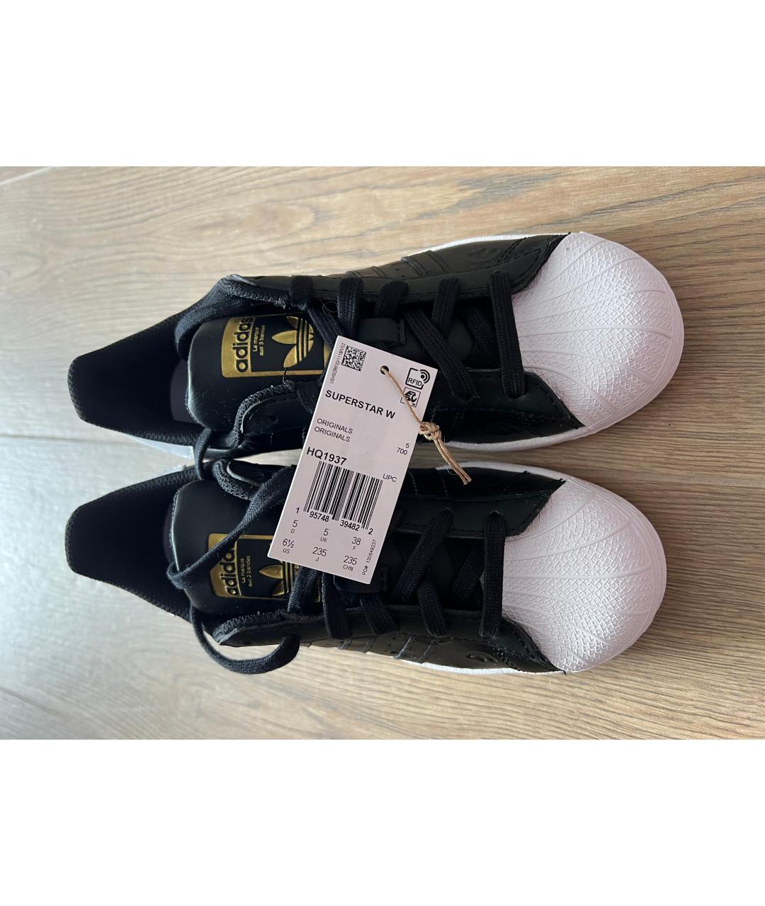 ADIDAS Черные кеды, фото 2