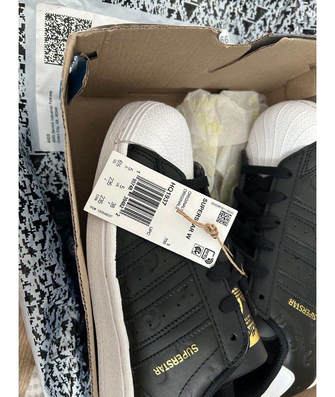 ADIDAS Черные кеды, фото 6