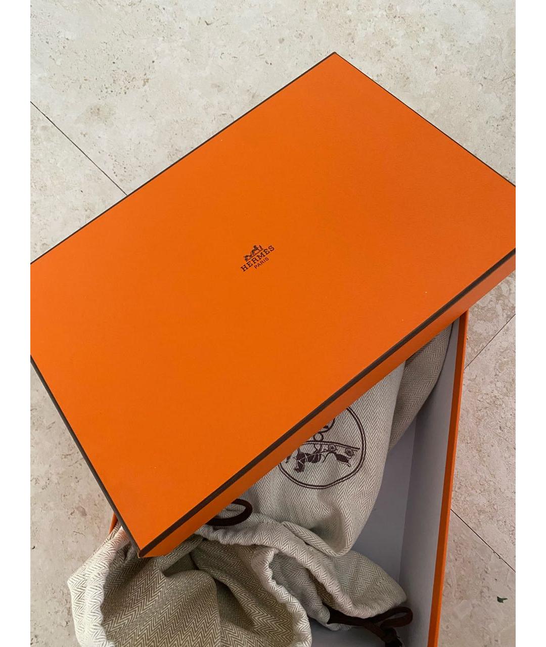 HERMES PRE-OWNED Белые кожаные лоферы, фото 7